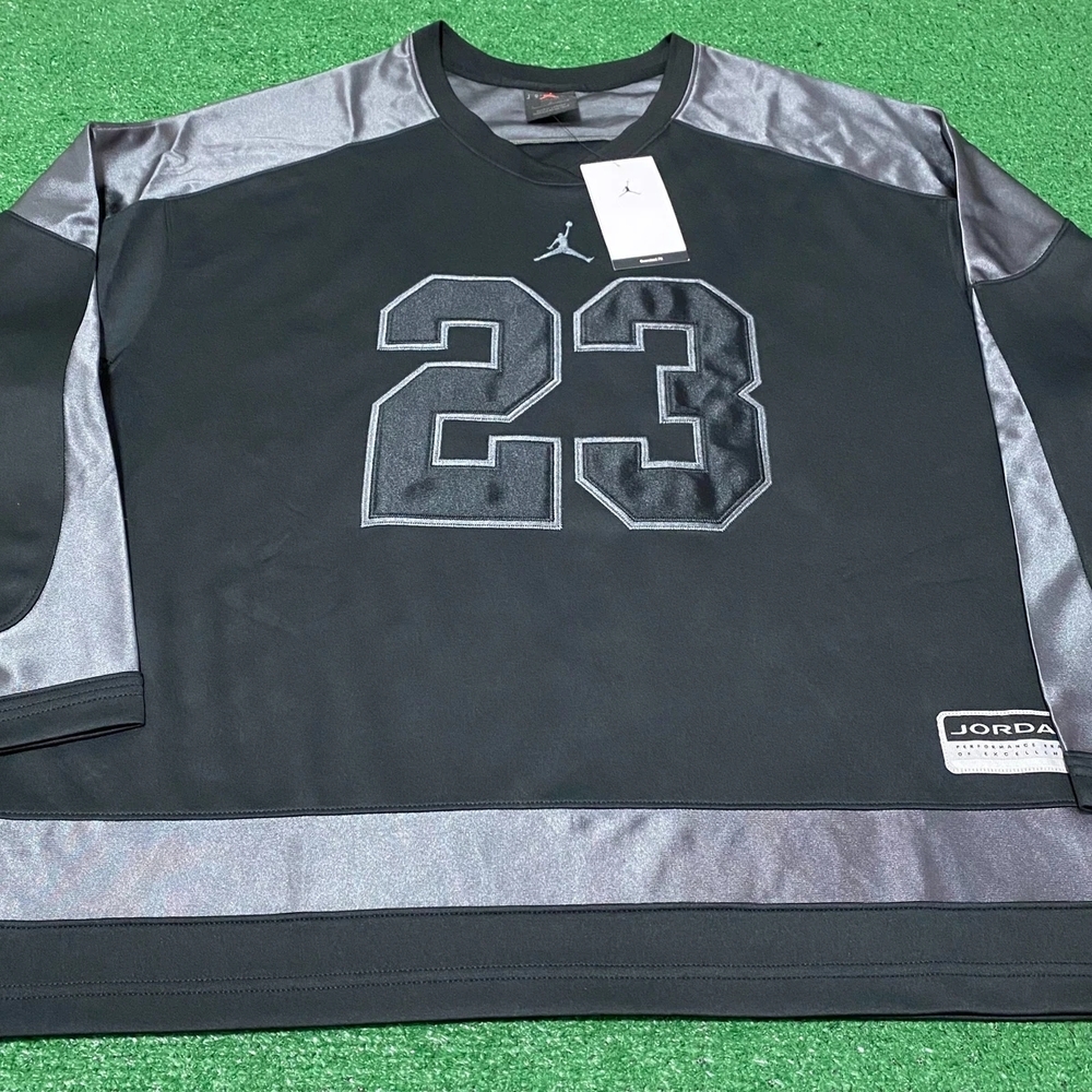 Active USA Men's Black and Gray Jersey
